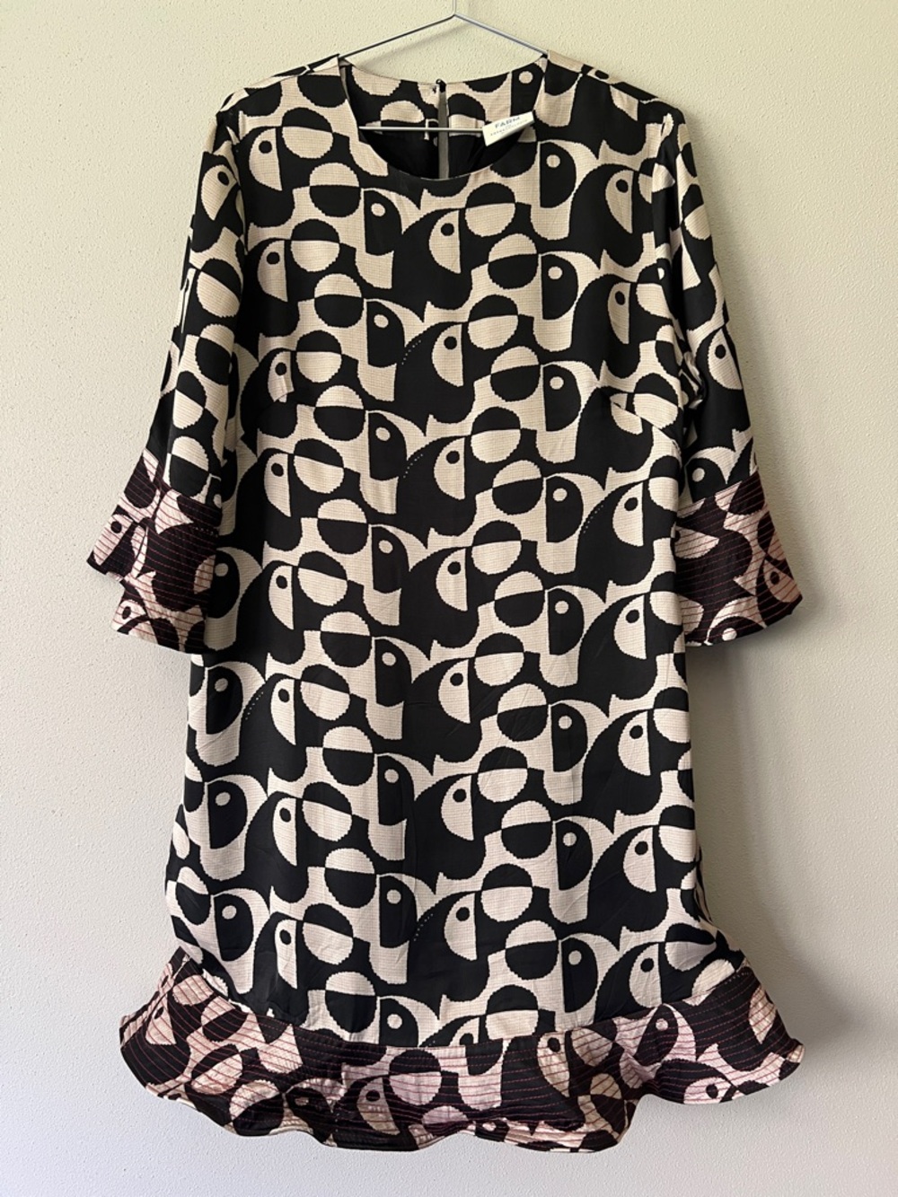 FARM RIO x Anthropologie Geo Toucan Mini Dress